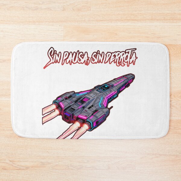 Item preview, “No Pause, No Defeat” Cyberpunk Spaceship – Futuristic Gamer Style designed and sold by Pixel Fauna.