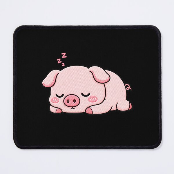 Item preview, Sleepy Pig Cute Kawaii Cartoon Design designed and sold by ColorSplash123.