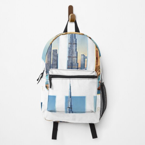 Item preview, Dubai UAE Typography Art – Burj Khalifa Skyline Design, Desert Sunset Travel Illustration, United Arab Emirates Aesthetic designed and sold by ScapeCraft.
