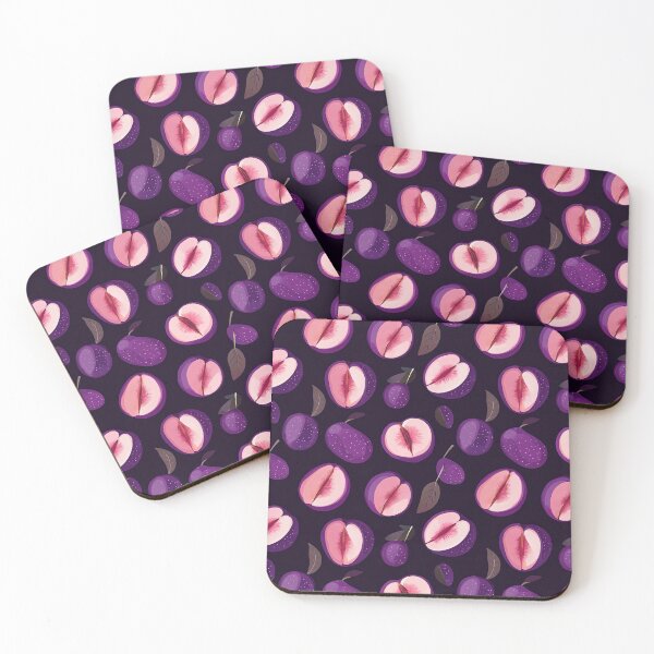 Item preview, Midnight Plums | Plum Seamless Pattern designed and sold by sundayclay.