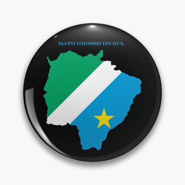 Artikelvorschau, Karte von Mato Grosso do Sul, Brasilien – Flaggen-Silhouette – Geschenk für Stolz entworfen und verkauft von NTGUILTY.