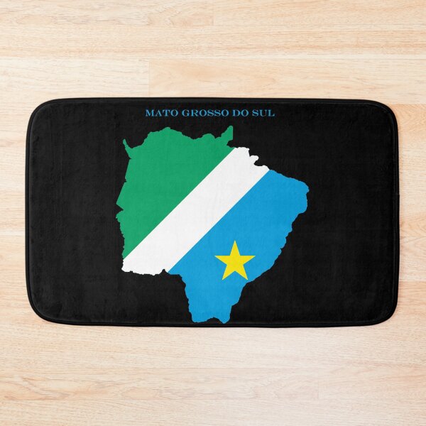 Item preview, Mato Grosso do Sul Brazil Map Flag Silhouette Pride Gift designed and sold by NTGUILTY.