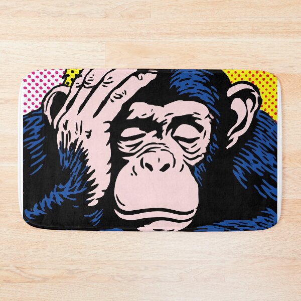 Item preview, Chimpanzee in Vibrant Pop Art Style designed and sold by lautir.