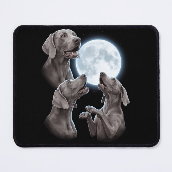 Item preview, Weimaraner Howling Moon Art Dog Owner designed and sold by TerryConnells.