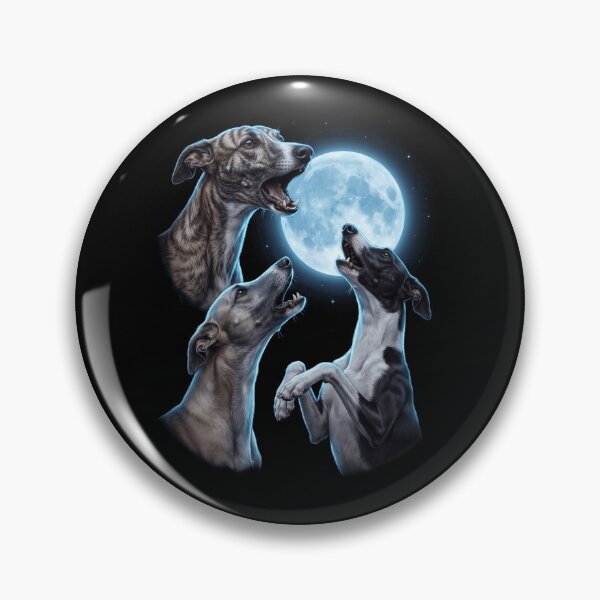 Item preview, Whippet Howling Moon Art Dog Owner designed and sold by TerryConnells.