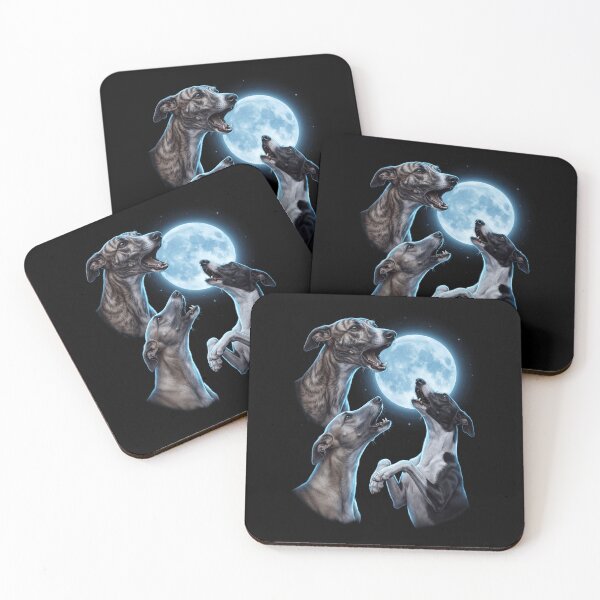 Item preview, Whippet Howling Moon Art Dog Owner designed and sold by TerryConnells.