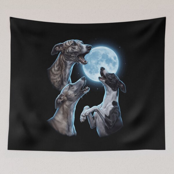 Item preview, Whippet Howling Moon Art Dog Owner designed and sold by TerryConnells.