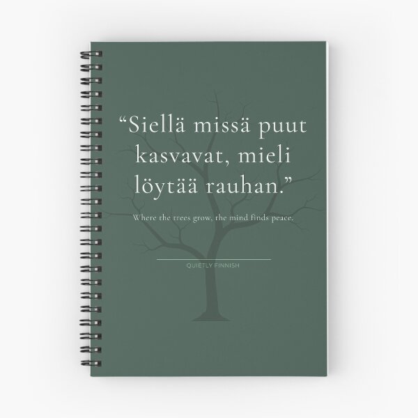 Item preview, Where the Trees Grow - Quietly Finnish Minimalist Nordic Forest Print designed and sold by QuietlyFinnish.