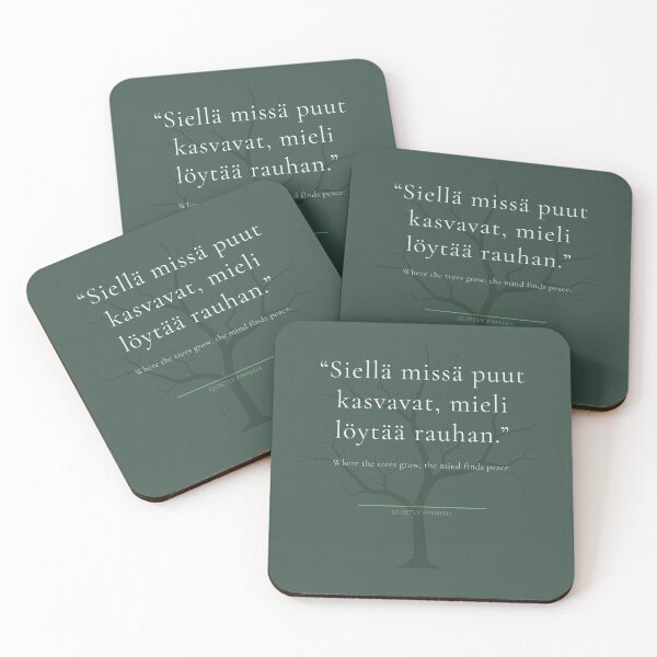 Item preview, Where the Trees Grow - Quietly Finnish Minimalist Nordic Forest Print designed and sold by QuietlyFinnish.