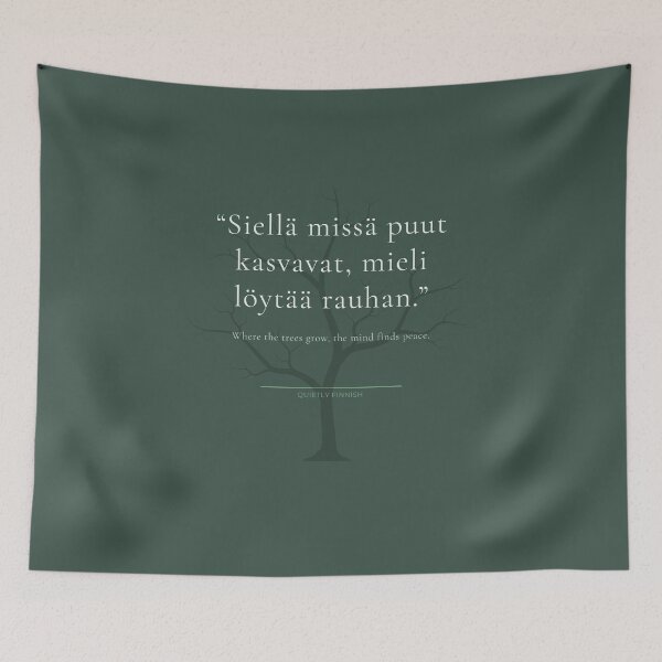 Item preview, Where the Trees Grow - Quietly Finnish Minimalist Nordic Forest Print designed and sold by QuietlyFinnish.