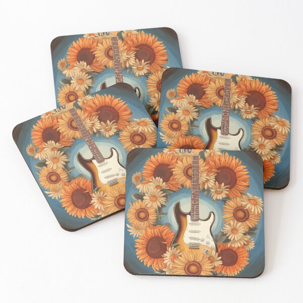Item preview, Guitar in Bloom - World Music Day designed and sold by Art-Arcade6.