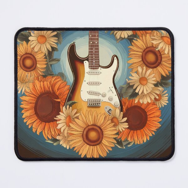 Item preview, Guitar in Bloom - World Music Day designed and sold by Art-Arcade6.
