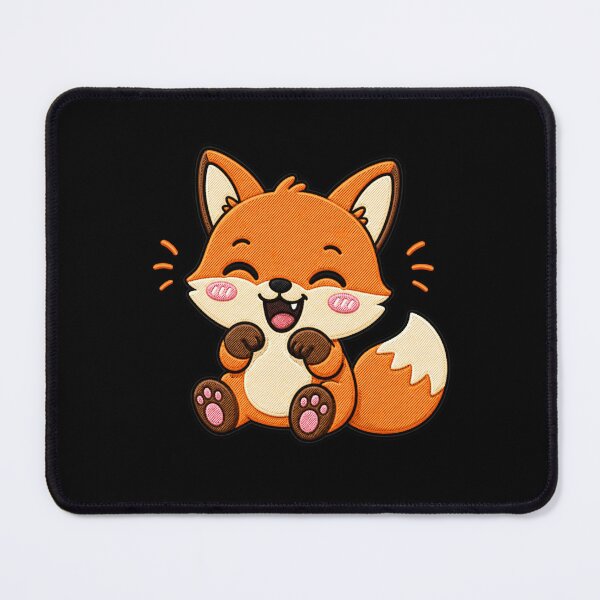 Item preview, Laughing Fox Cute Kawaii Cartoon Design designed and sold by ColorSplash123.
