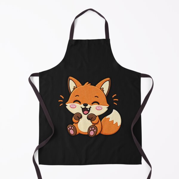 Item preview, Laughing Fox Cute Kawaii Cartoon Design designed and sold by ColorSplash123.