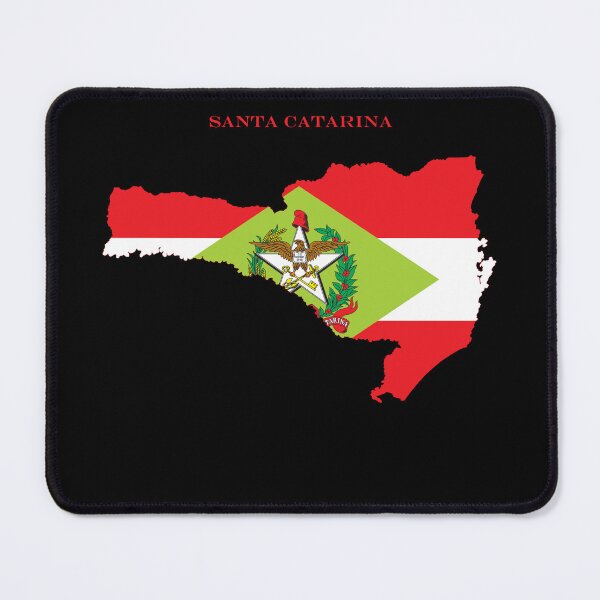 Item preview, Santa Catarina Brazil Map Flag Silhouette Pride Gift designed and sold by NTGUILTY.