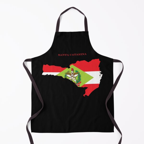 Item preview, Santa Catarina Brazil Map Flag Silhouette Pride Gift designed and sold by NTGUILTY.