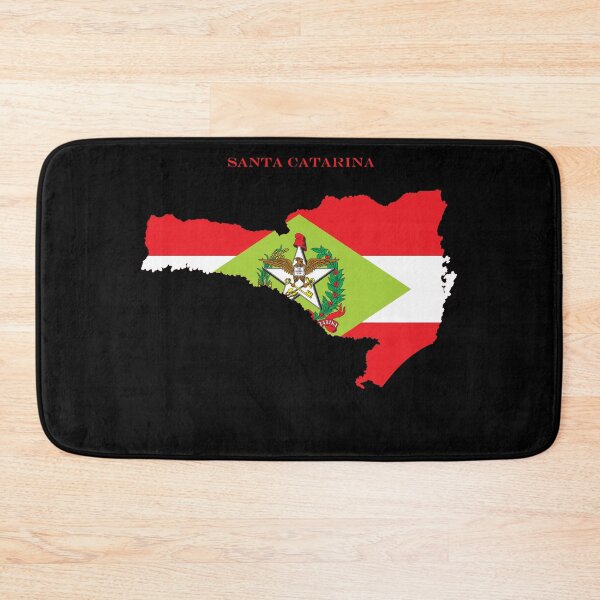 Item preview, Santa Catarina Brazil Map Flag Silhouette Pride Gift designed and sold by NTGUILTY.
