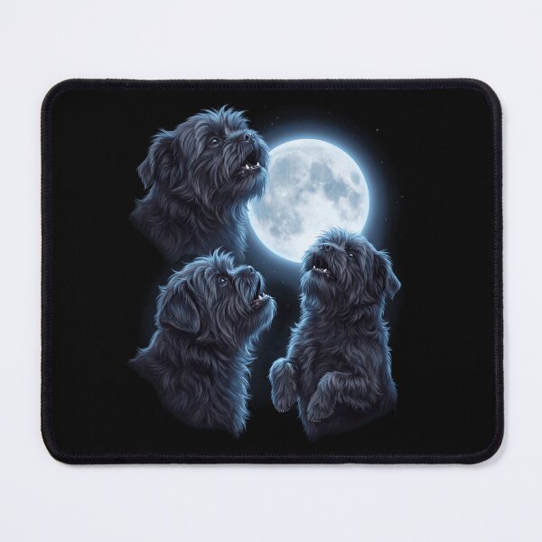 Item preview, Affenpinscher Howling Moon Art Dog Owner designed and sold by TerryConnells.