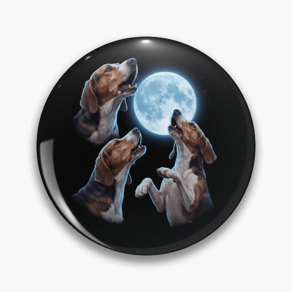 Item preview, American Foxhound Howling Moon Art Dog Owner designed and sold by TerryConnells.