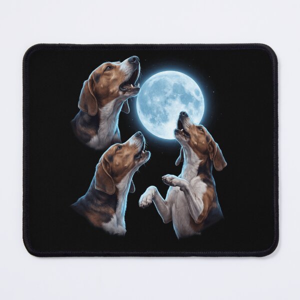 Item preview, American Foxhound Howling Moon Art Dog Owner designed and sold by TerryConnells.