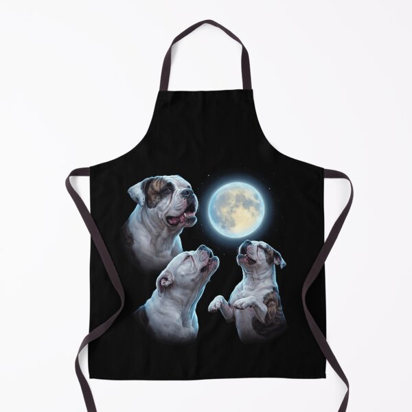 Item preview, American Bulldog Howling Moon Art Dog Owner designed and sold by TerryConnells.