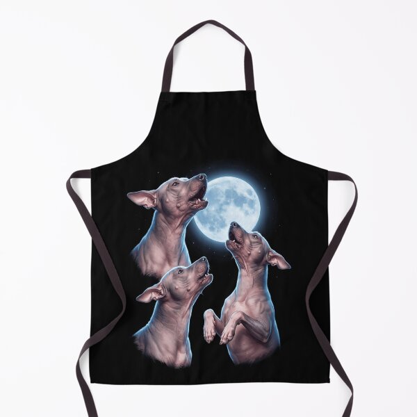 Item preview, American Hairless Terrier Howling Moon Art Dog Owner designed and sold by TerryConnells.