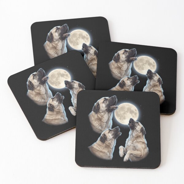 Item preview, Anatolian Shepherd Dog Howling Moon Art Dog Owner designed and sold by TerryConnells.