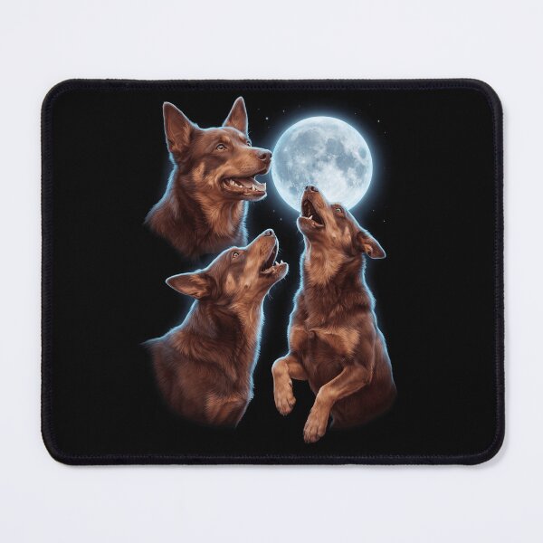 Item preview, Australian Kelpie Howling Moon Art Dog Owner designed and sold by TerryConnells.