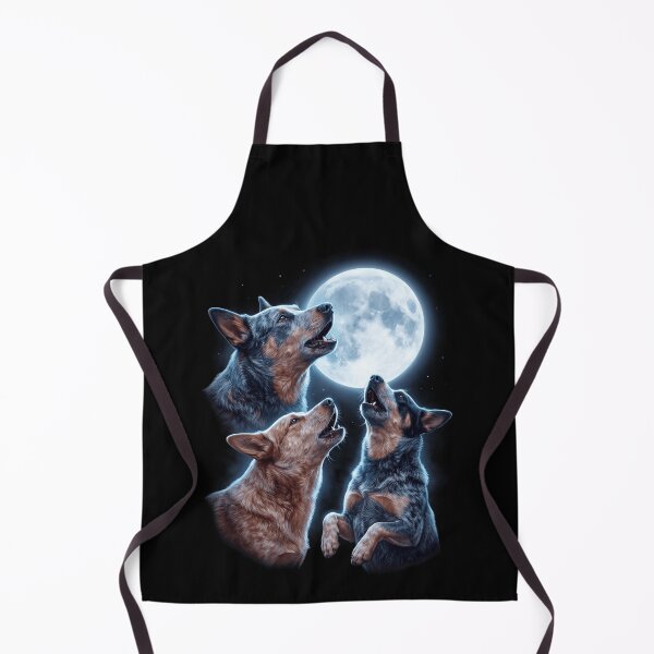 Item preview, Australian Cattle Dog Howling Moon Art Dog Owner designed and sold by TerryConnells.