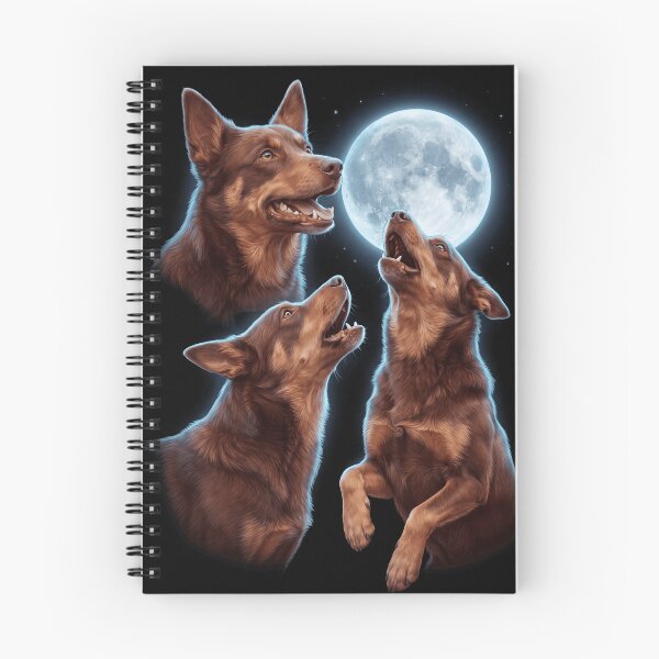 Item preview, Australian Kelpie Howling Moon Art Dog Owner designed and sold by TerryConnells.