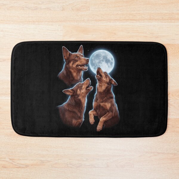 Item preview, Australian Kelpie Howling Moon Art Dog Owner designed and sold by TerryConnells.