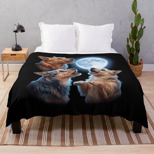 Artikelvorschau, Australischer Terrier, der den Mond heult – Kunst für Hundebesitzer entworfen und verkauft von TerryConnells.