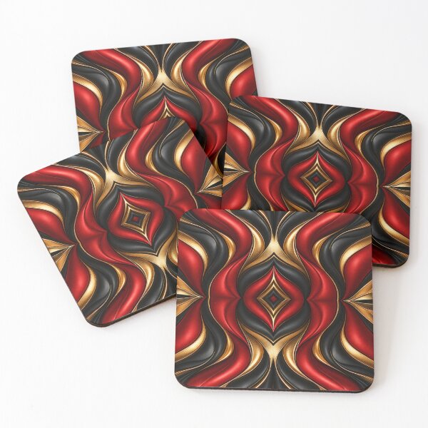 Item preview, Luxury Red Gold Abstract Design designed and sold by Bellassi.