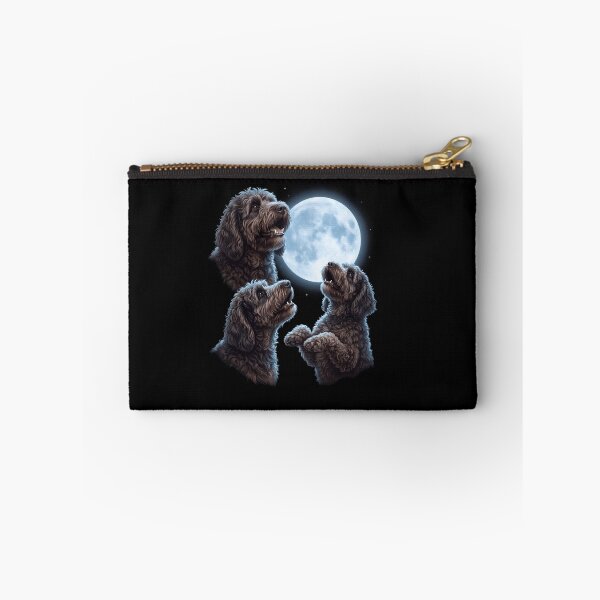 Artikelvorschau, Barbet Howling Moon Art Dog Owner entworfen und verkauft von TerryConnells.