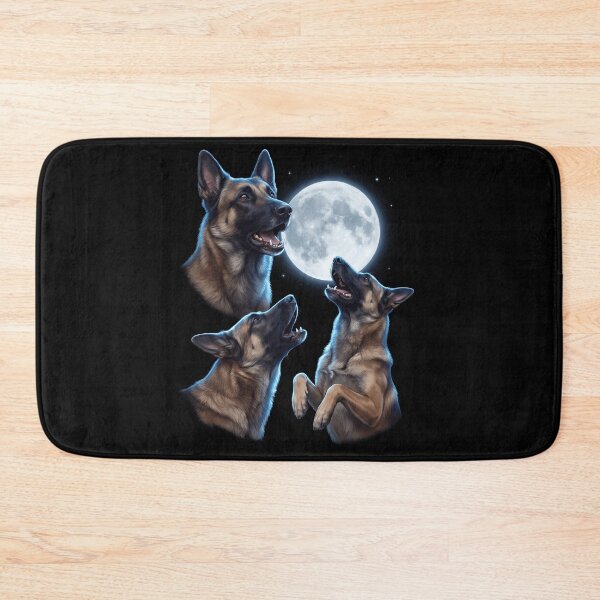 Item preview, Belgian Shepherd Howling Moon Art Dog Owner designed and sold by TerryConnells.