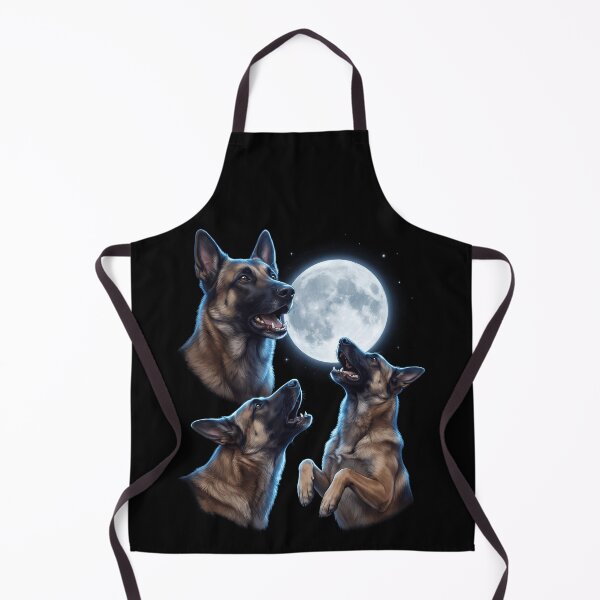 Item preview, Belgian Shepherd Howling Moon Art Dog Owner designed and sold by TerryConnells.
