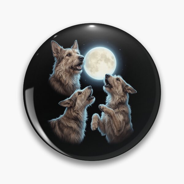 Item preview, Berger Picard Howling Moon Art Dog Owner designed and sold by TerryConnells.