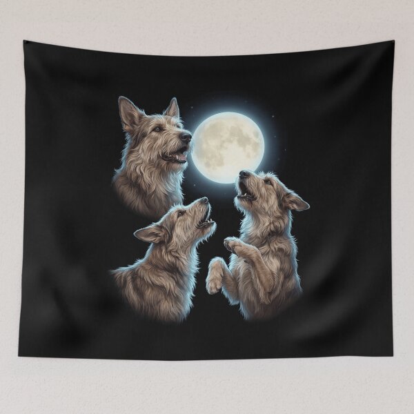 Item preview, Berger Picard Howling Moon Art Dog Owner designed and sold by TerryConnells.