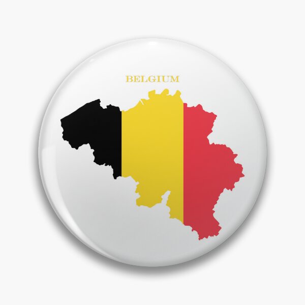 Item preview, Belgium Map Flag Silhouette Belgian Pride Gift designed and sold by NTGUILTY.