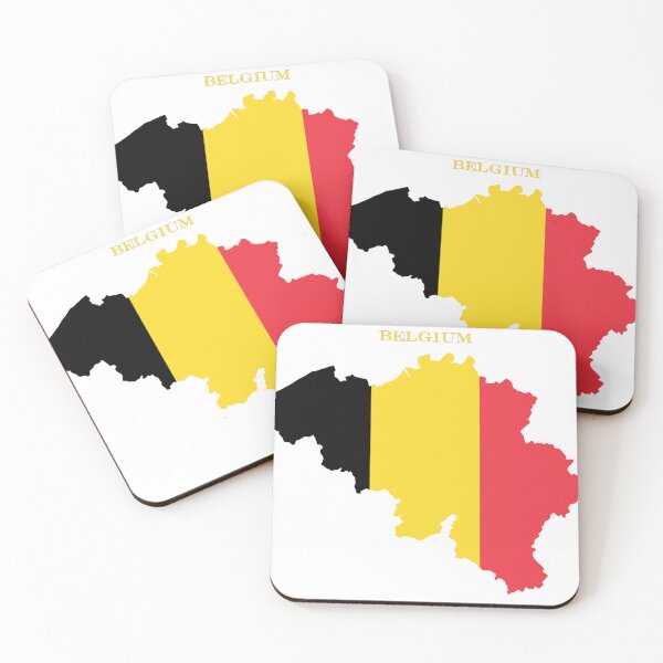 Item preview, Belgium Map Flag Silhouette Belgian Pride Gift designed and sold by NTGUILTY.