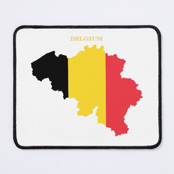 Item preview, Belgium Map Flag Silhouette Belgian Pride Gift designed and sold by NTGUILTY.