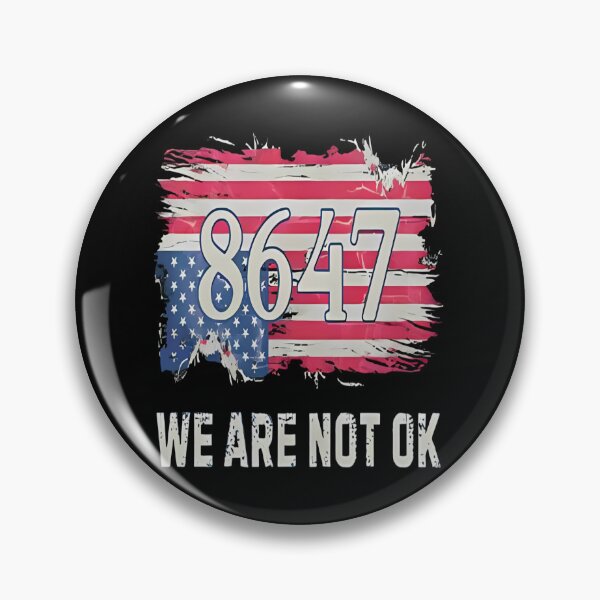 Item preview, 8647 We Are Not Ok Trump designed and sold by LucindaJone.