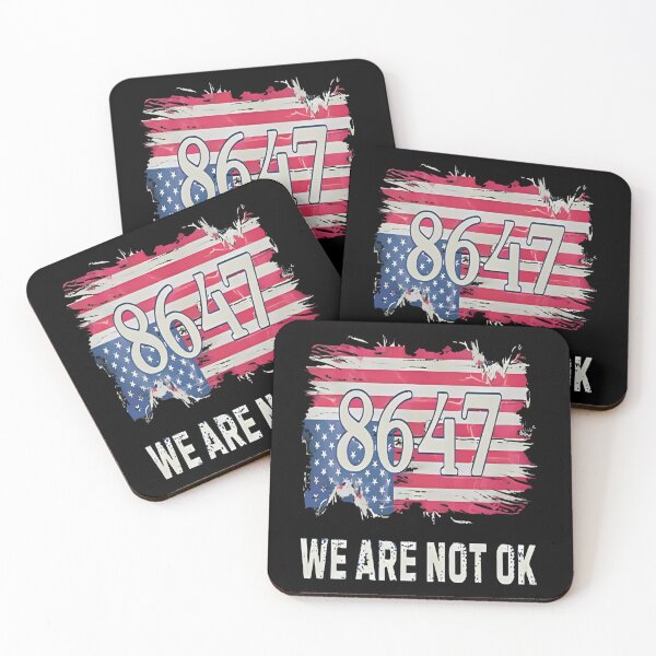 Item preview, 8647 We Are Not Ok Trump designed and sold by LucindaJone.