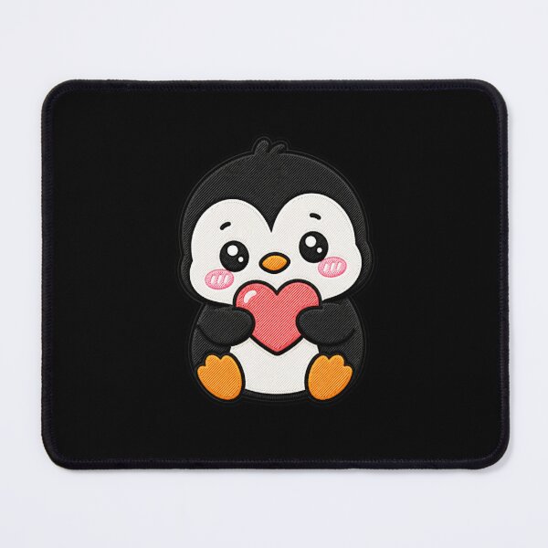 Item preview, Love Penguin Cute Kawaii Cartoon Design designed and sold by ColorSplash123.