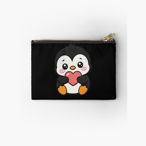Item preview, Love Penguin Cute Kawaii Cartoon Design designed and sold by ColorSplash123.