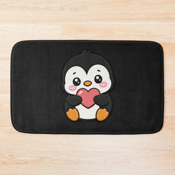 Item preview, Love Penguin Cute Kawaii Cartoon Design designed and sold by ColorSplash123.