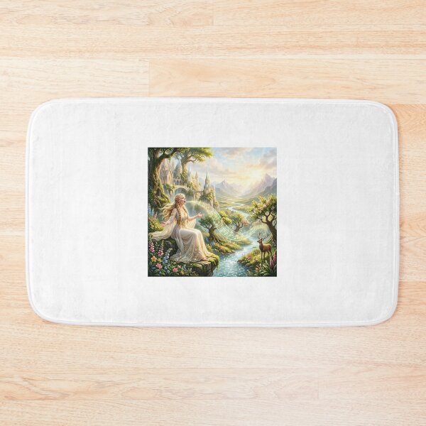 Item preview, Song of the Enchanted Forest: Elven Melody in a Golden Valley designed and sold by M.O.K..