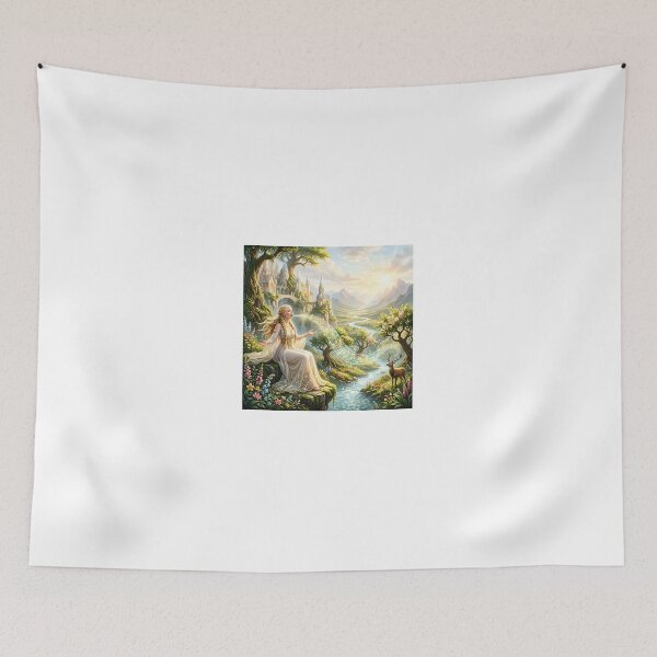 Item preview, Song of the Enchanted Forest: Elven Melody in a Golden Valley designed and sold by M.O.K..