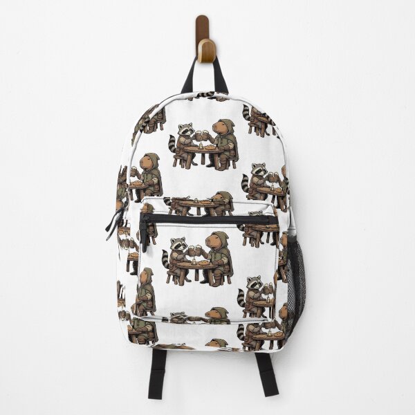 Item preview, Medieval Raccoon And Capybara Tavern designed and sold by Art by Debasish.