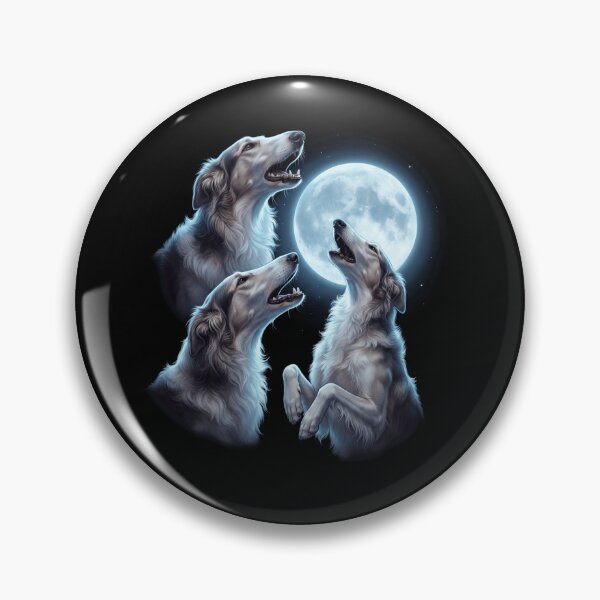 Item preview, Borzoi Howling Moon Art Dog Owner designed and sold by TerryConnells.